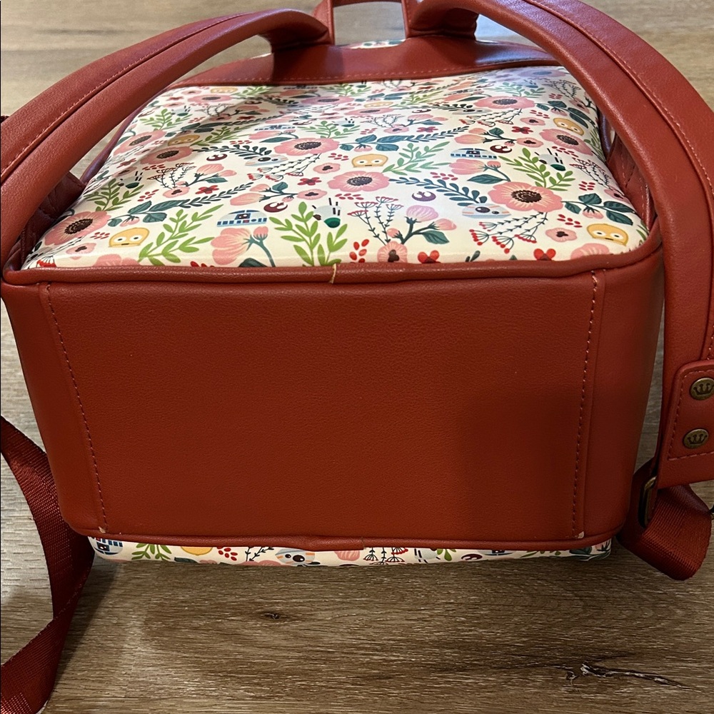 Loungefly Star Wars Floral Droid Mini-Backpack - Picture 7 of 10